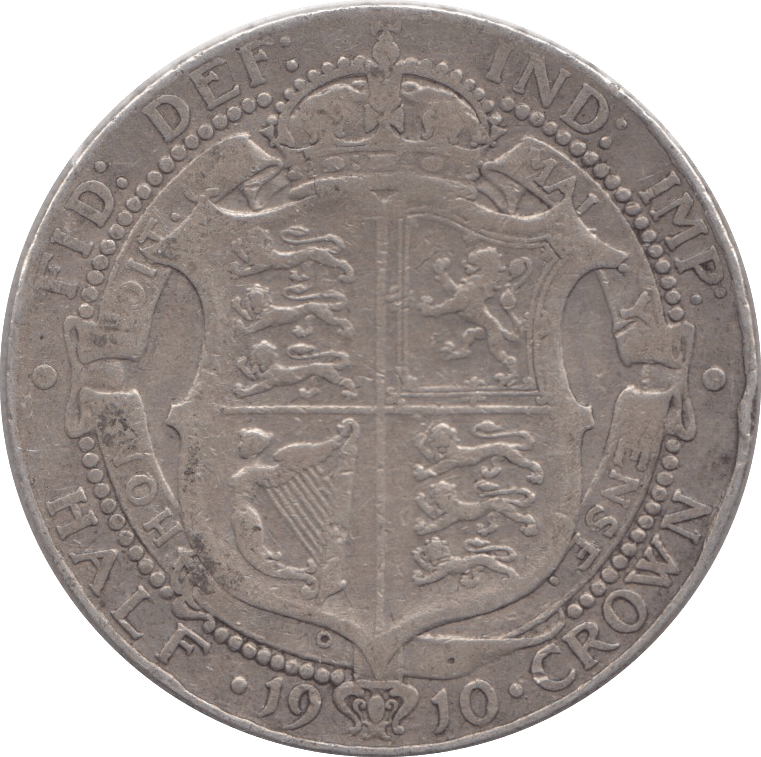 1910 HALFCROWN ( FINE ) 5 - Halfcrown - Cambridgeshire Coins