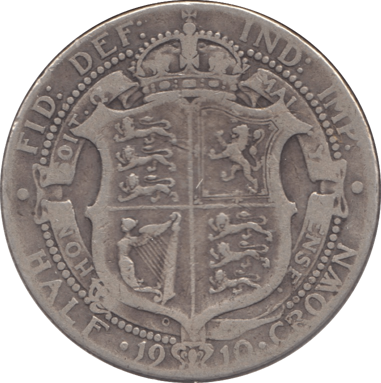 1910 HALFCROWN ( FINE ) 6 - Halfcrown - Cambridgeshire Coins