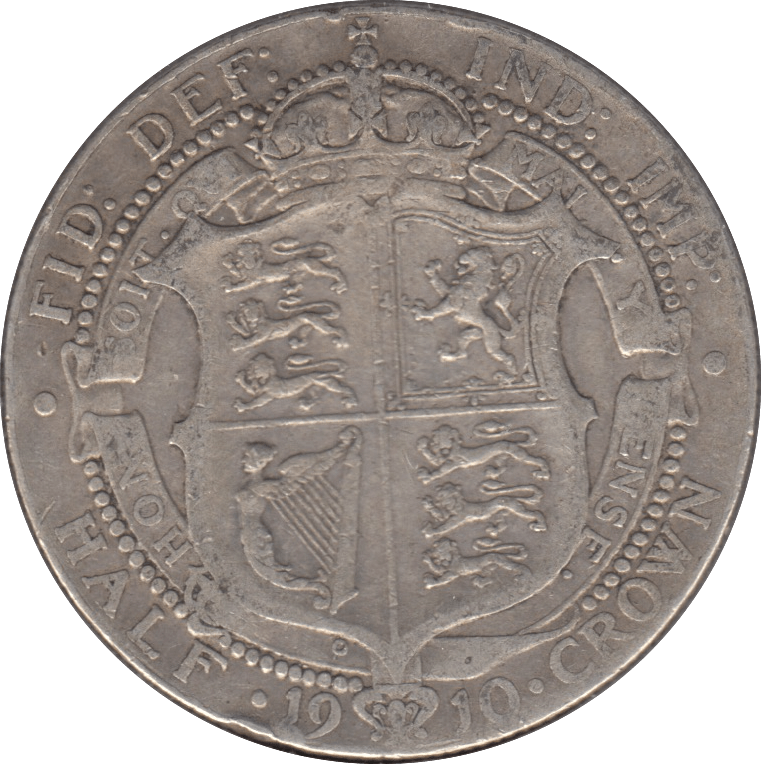 1910 HALFCROWN ( FINE ) 7 - Halfcrown - Cambridgeshire Coins