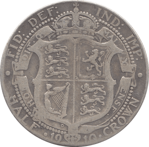 1910 HALFCROWN ( FINE ) - Halfcrown - Cambridgeshire Coins