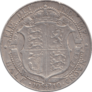 1910 HALFCROWN ( GF ) 3 - Halfcrown - Cambridgeshire Coins