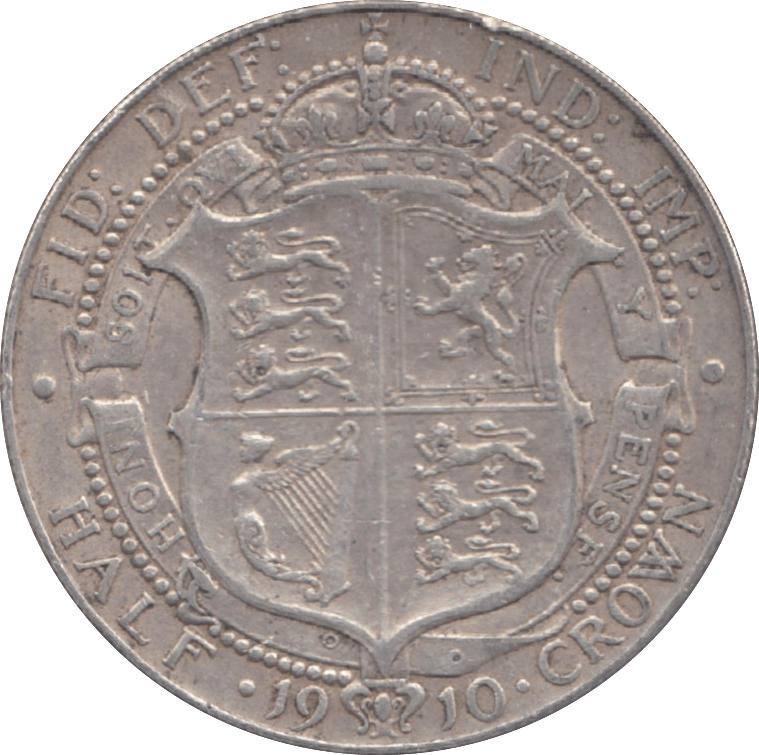 1910 HALFCROWN ( GF ) 3 - Halfcrown - Cambridgeshire Coins