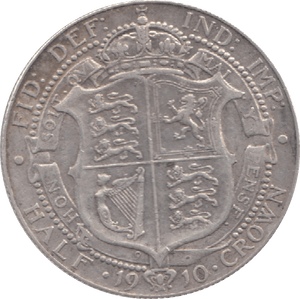 1910 HALFCROWN ( GF ) 6 - Halfcrown - Cambridgeshire Coins