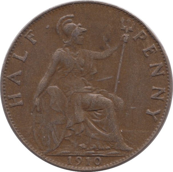 1910 HALFPENNY ( EF ) 2 - Halfpenny - Cambridgeshire Coins
