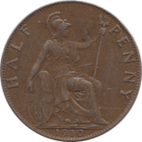 1910 HALFPENNY ( EF ) 2 - Halfpenny - Cambridgeshire Coins