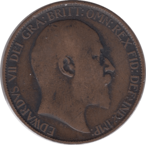 1910 HALFPENNY ( F ) 3 - Halfpenny - Cambridgeshire Coins