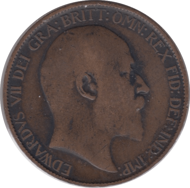 1910 HALFPENNY ( F ) 3 - Halfpenny - Cambridgeshire Coins
