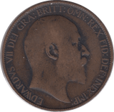 1910 HALFPENNY ( F ) 3 - Halfpenny - Cambridgeshire Coins