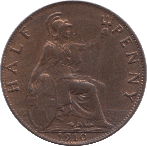 1910 HALFPENNY ( UNC ) - Halfpenny - Cambridgeshire Coins
