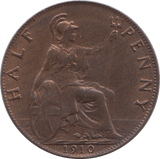 1910 HALFPENNY ( UNC ) - Halfpenny - Cambridgeshire Coins
