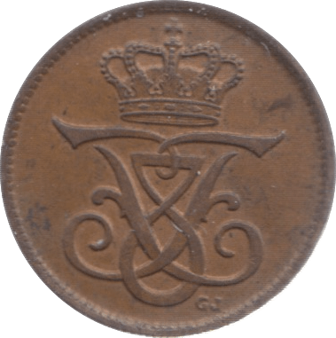 1910 ONE ORE DENMARK - WORLD COINS - Cambridgeshire Coins