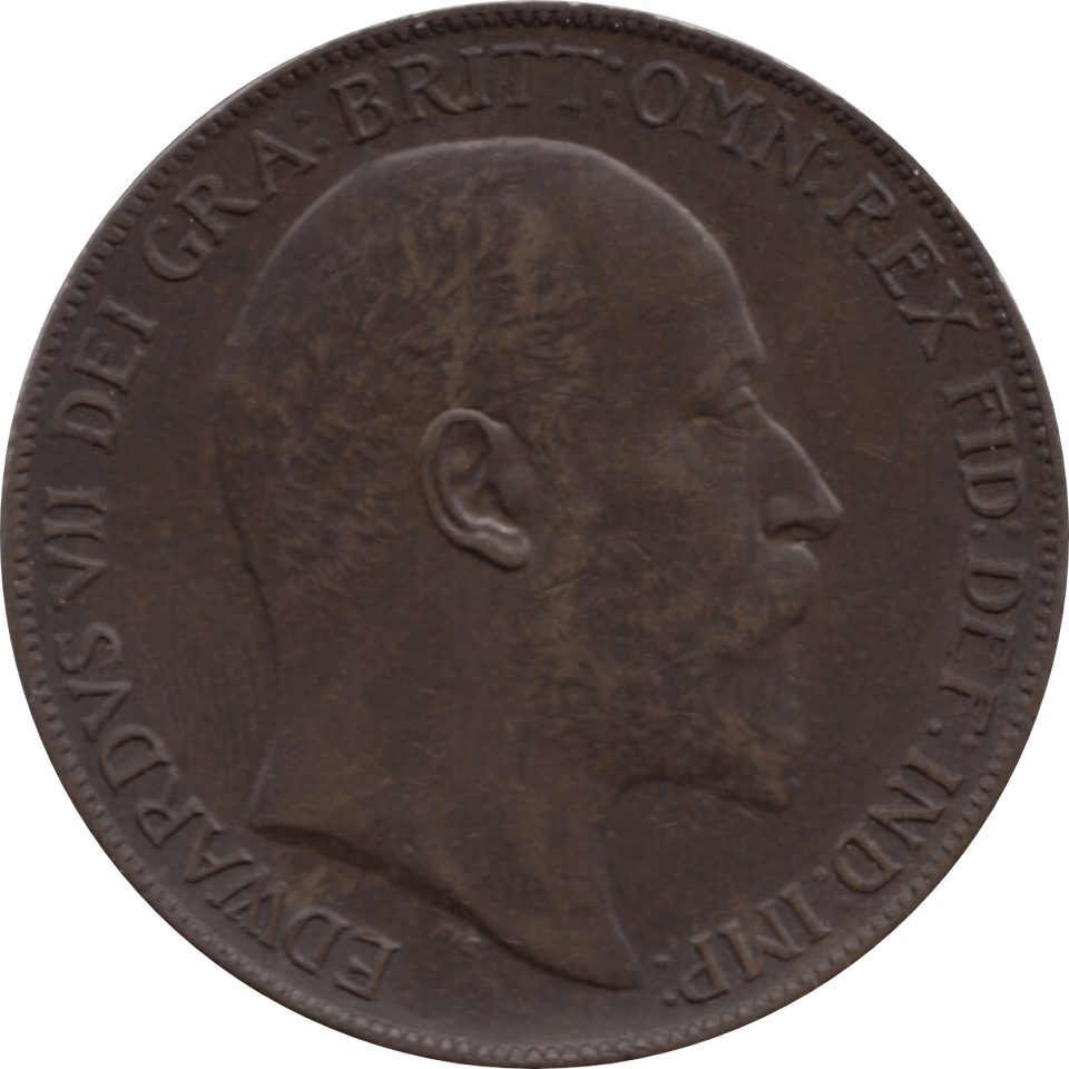 1910 PENNY 1 ( AUNC ) 52 - Penny - Cambridgeshire Coins