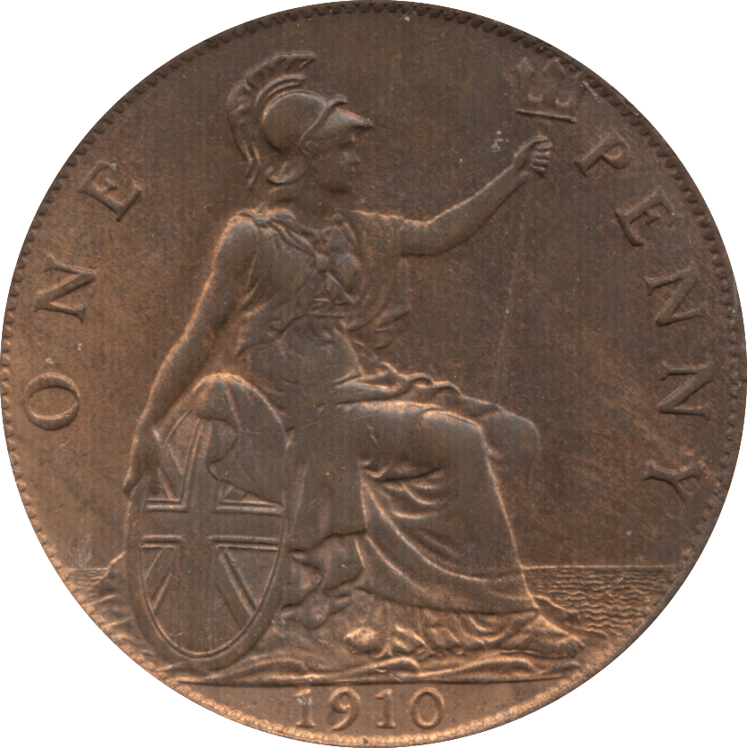 1910 PENNY ( AUNC ) 7 - Penny - Cambridgeshire Coins