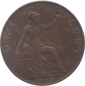 1910 PENNY ( EF ) 7 - Penny - Cambridgeshire Coins