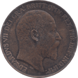 1910 PENNY ( GVF ) 10 - Penny - Cambridgeshire Coins