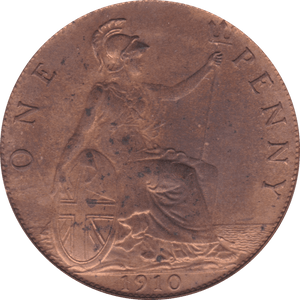 1910 PENNY ( UNC ) B - Penny - Cambridgeshire Coins