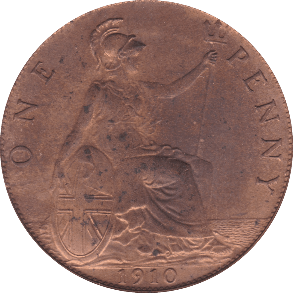 1910 PENNY ( UNC ) B - Penny - Cambridgeshire Coins