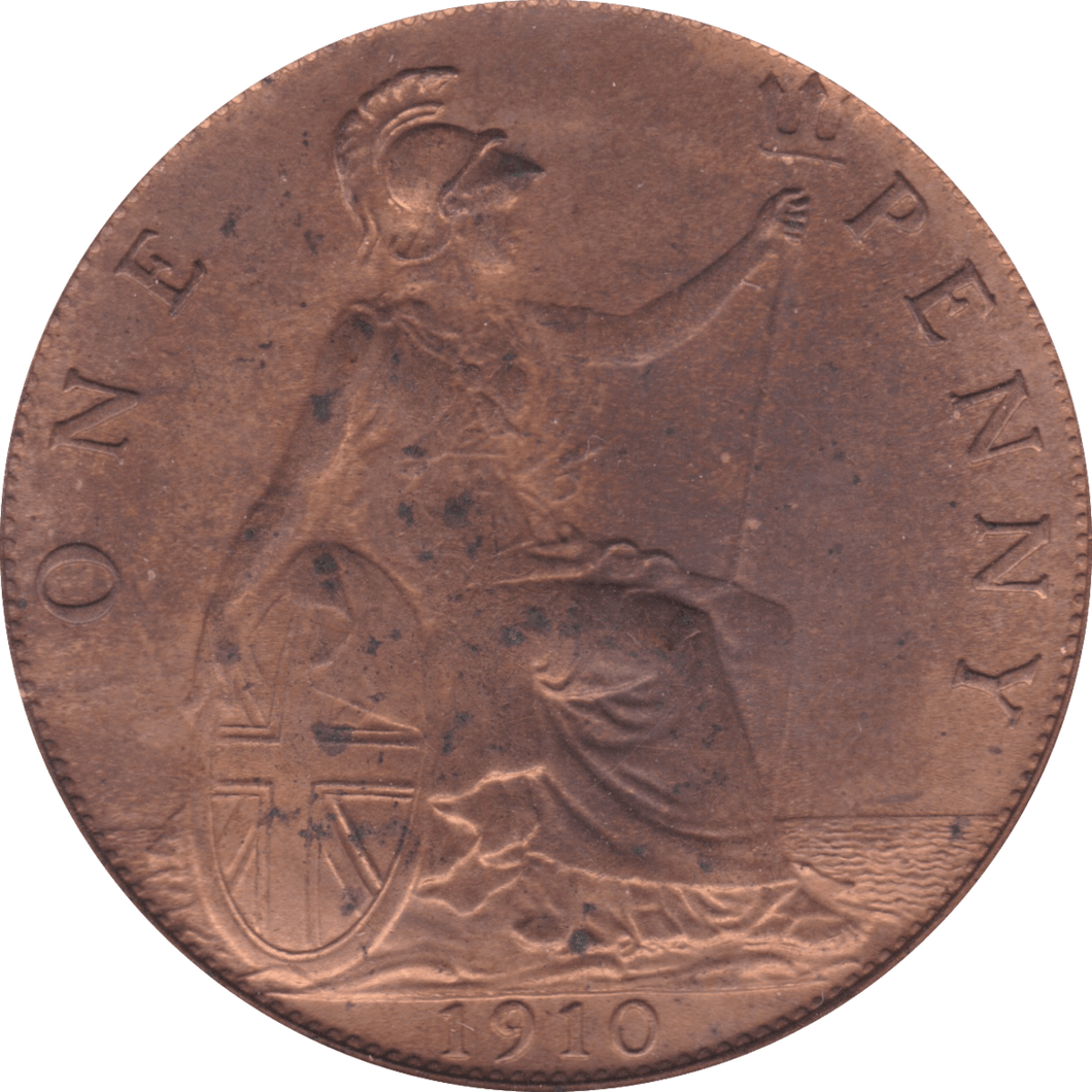 1910 PENNY ( UNC ) B - Penny - Cambridgeshire Coins