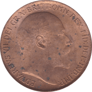 1910 PENNY ( UNC ) B - Penny - Cambridgeshire Coins