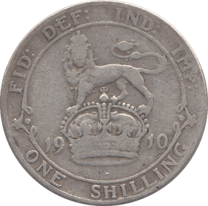 1910 SHILLING ( F ) 2 - Shilling - Cambridgeshire Coins