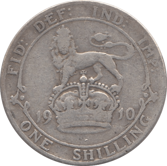 1910 SHILLING ( F ) 2 - Shilling - Cambridgeshire Coins