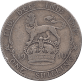 1910 SHILLING ( F ) - Shilling - Cambridgeshire Coins