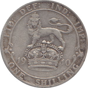 1910 SHILLING ( FINE ) 4 - Shilling - Cambridgeshire Coins