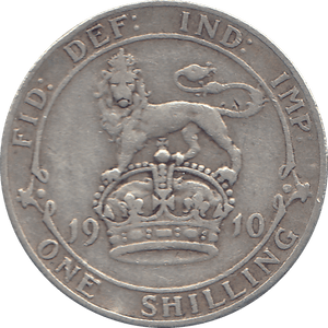 1910 SHILLING ( FINE ) 4 - Shilling - Cambridgeshire Coins