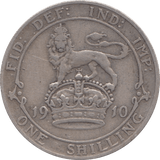 1910 SHILLING ( FINE ) 5 - SHILLING - Cambridgeshire Coins