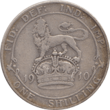 1910 SHILLING ( FINE ) 6 - Shilling - Cambridgeshire Coins