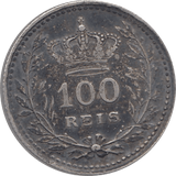 1910 SILVER 100 REIS PORTUGAL REF H137 - SILVER WORLD COINS - Cambridgeshire Coins