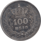 1910 SILVER 100 REIS PORTUGAL REF H137 - SILVER WORLD COINS - Cambridgeshire Coins