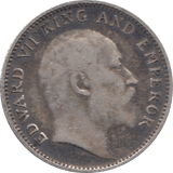 1910 SILVER 1/4 RUPEE EDWARD VII INDIA REF H78 - SILVER WORLD COINS - Cambridgeshire Coins