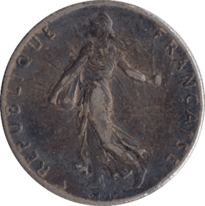 1910 SILVER 50 CENTIMES FRANCE - SILVER WORLD COINS - Cambridgeshire Coins