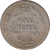 1910 SILVER DIME USA - SILVER WORLD COINS - Cambridgeshire Coins
