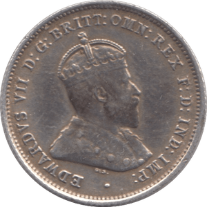 1910 SILVER SIXPENCE AUSTRALIA - SILVER WORLD COINS - Cambridgeshire Coins