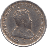 1910 SILVER SIXPENCE AUSTRALIA - SILVER WORLD COINS - Cambridgeshire Coins