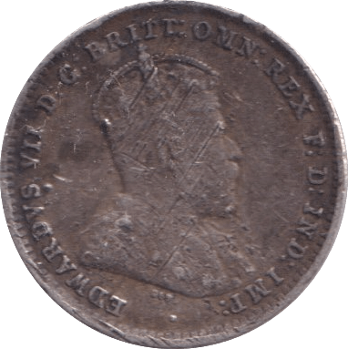 1910 SILVER THREEPENCE AUSTRALIA - SILVER WORLD COINS - Cambridgeshire Coins