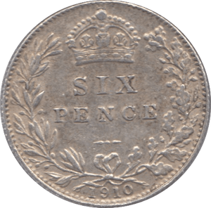 1910 SIXPENCE ( AEF ) - Sixpence - Cambridgeshire Coins