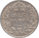 1910 SIXPENCE ( AEF ) - Sixpence - Cambridgeshire Coins