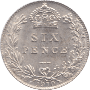 1910 SIXPENCE ( AUNC ) 6 - Sixpence - Cambridgeshire Coins