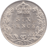 1910 SIXPENCE ( AUNC ) 6 - Sixpence - Cambridgeshire Coins