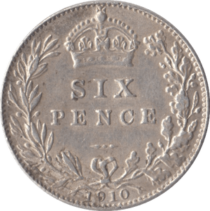 1910 SIXPENCE ( AUNC ) - Sixpence - Cambridgeshire Coins