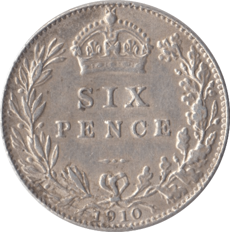 1910 SIXPENCE ( AUNC ) - Sixpence - Cambridgeshire Coins