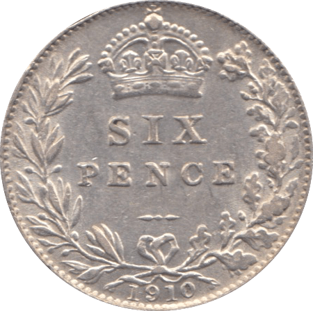 1910 SIXPENCE ( EF ) - Sixpence - Cambridgeshire Coins