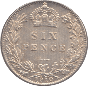 1910 SIXPENCE (EF) - Sixpence - Cambridgeshire Coins