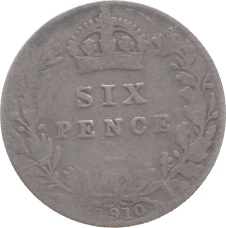 1910 SIXPENCE ( FAIR ) 4 - Sixpence - Cambridgeshire Coins
