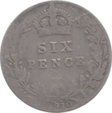 1910 SIXPENCE ( FAIR ) 4 - Sixpence - Cambridgeshire Coins