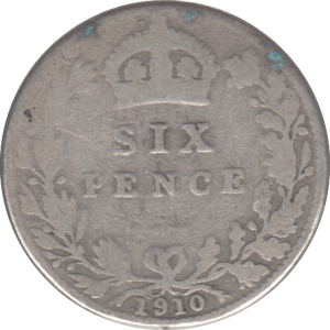 1910 SIXPENCE ( FAIR ) - Sixpence - Cambridgeshire Coins