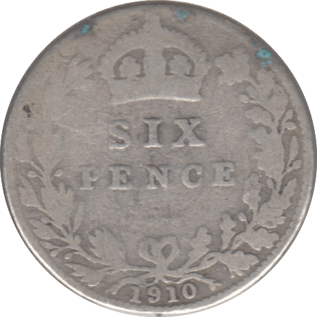 1910 SIXPENCE ( FAIR ) - Sixpence - Cambridgeshire Coins